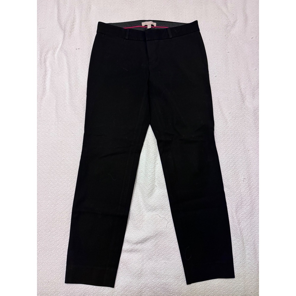 Banana Republic Sloan Fit Black Dress Pants Slim Leg Trousers Size 6
